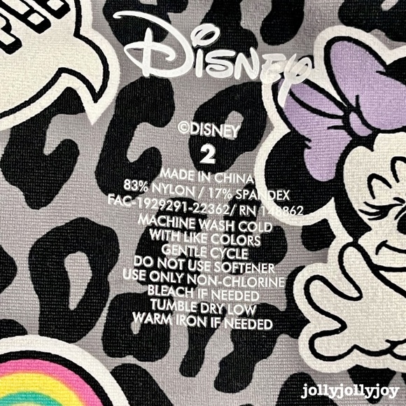 SET: Torrid Disney Minnie Mouse Leopard Grey Sports Bra/Cropped Legging 2X - Picture 12 of 14